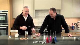 How to make a frappé coffee using an aerolatte milk frother [upl. by Eelarol689]