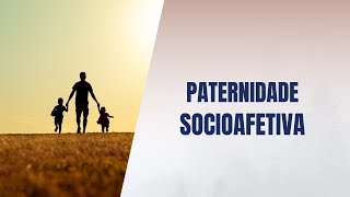 Paternidade socioafetiva [upl. by Cinimmod858]