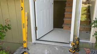 Jeld Wen Front Door Installation  Really crappy products and craftsmanship PART 1 [upl. by Rigby]