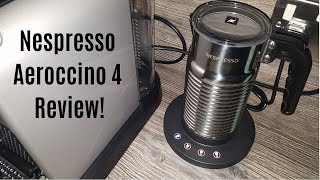 Nespresso Aeroccino 4 Milk Frother Review  Worth upgrading from the Aeroccino 3 [upl. by Maggie]