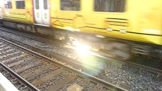 Merseyrail 507 009 making arcs at Birkdale station [upl. by Richart756]