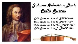 Johann Sebastian Bach  Cello suites in 432 Hz great for reading or studying [upl. by Schoening]