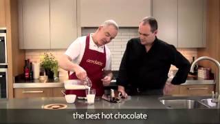 How to make a hot chocolate using an aerolatte milk frother [upl. by Ahsienot612]