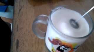 Aerolatte Review Frothing Cold Milk In Under 1 Minute [upl. by Reteid899]