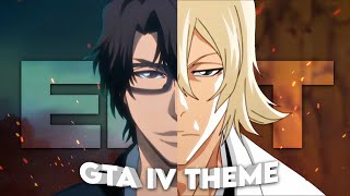 Aizen x Urahara  GTA IV Theme Edit [upl. by Yereffej]